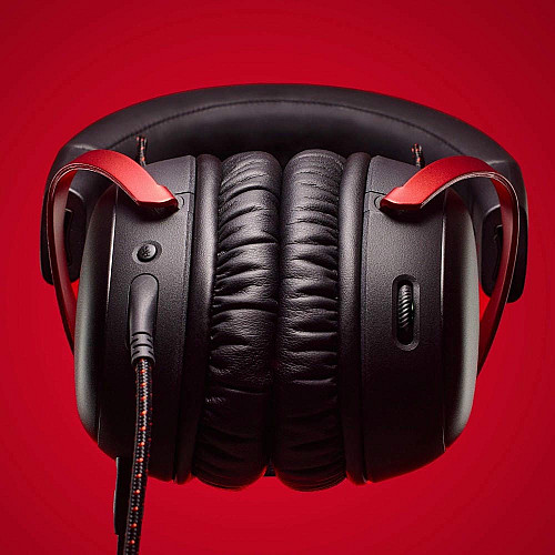 Гарнитура игровая HyperX Cloud III, mini-jack/USB-A/USB-C, 1.2м/1.3м, черно-красный