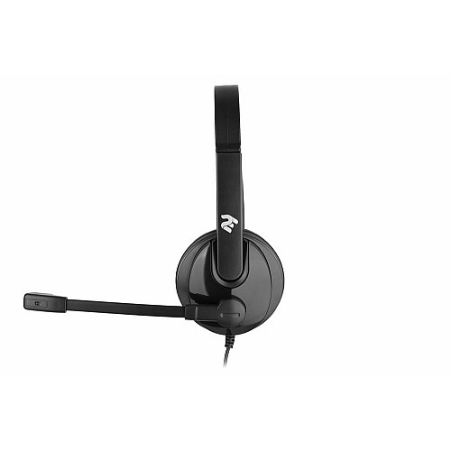 Гарнитура ПК моно On-ear 2E CH12 mini-jack, omni-mic, 1.2м, черный