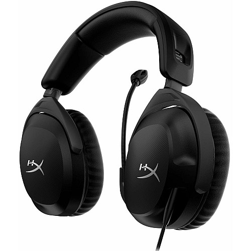 Гарнитура игровая HyperX Cloud Stinger 2, mini-jack/dual 3.5мм, 2м/0.15м, черный
