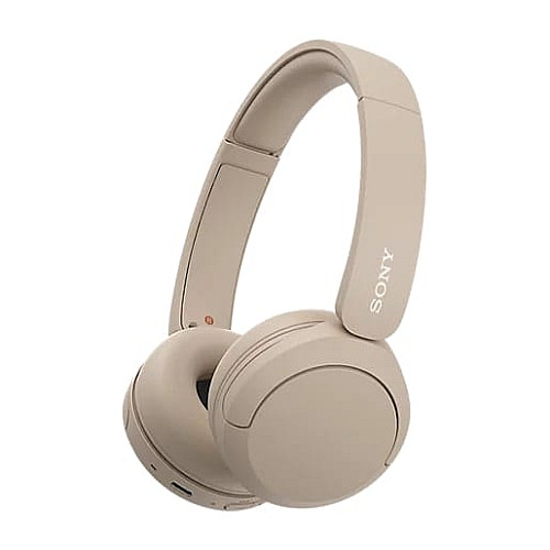 Наушники Sony WH-CH520 BT 5.2, SBC, AAC, Wireless, Mic, Бежевый