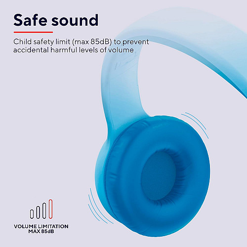Навушники Trust Nouna Headphones mini-jack, Mic, Синій