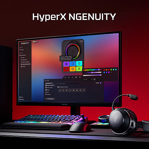 Гарнітура ігрова HyperX Cloud Alpha 2 WL/BT/mini-jack/USB-A/USB-C, 0.5м/1.5м, чорний