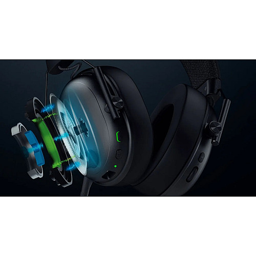 Гарнітура Razer BlackShark V3 Gen-2, USB-A/WL/BT, чорний