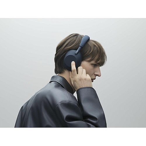 Навушники Over-ear Sony WH-1000XM6 BT 5.3, ANC, Hi-Res, AAC, LDAC, LC3, Wireless, Mic, Синій