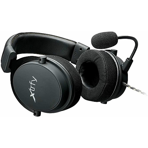 Ігрова гарнітура Xtrfy H2 (3.5mm/USB), Black