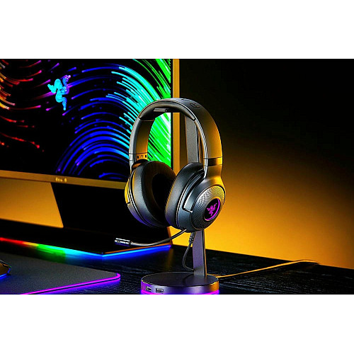 Гарнітура ігрова Razer Kraken V3 X, 7.1, USB-A, RGB, 1.8м, чорний