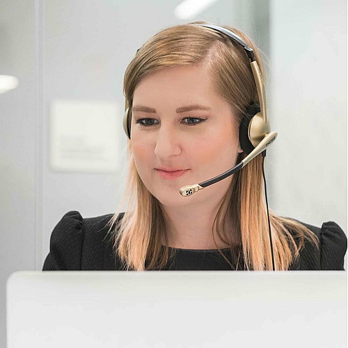 Гарнитура компьютерная стерео On-Ear Koss CS100i, 3.5мм, Uni Mic, 2.4м, кремовый