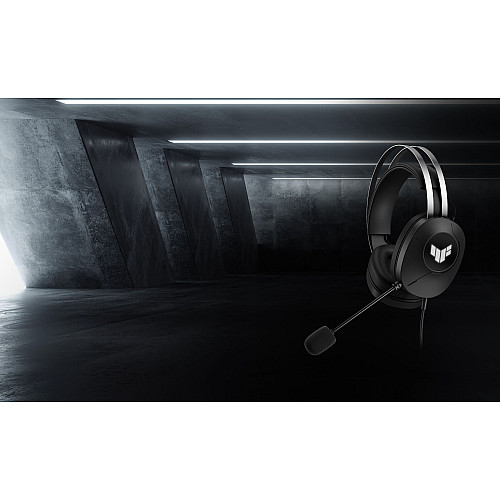 Гарнітура ігрова ASUS TUF Gaming H1 GEN II, USB-A, 2м., чорний