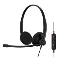 Гарнитура компьютерная стерео On-Ear EPOS IMPACT 100 MS, USB C+A, Microsoft Teams, однонаправленный, 2м, Черный