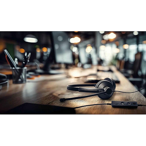 Гарнитура компьютерная стерео On-Ear EPOS IMPACT 100 MS, USB C+A, Microsoft Teams, однонаправленный, 2м, Черный