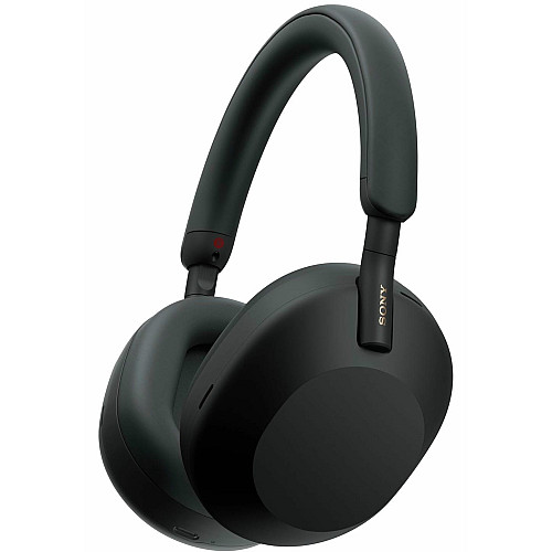 Наушники Over-ear Sony WH-1000XM5 BT 5.2, ANC, Hi-Res, AAC, LDAC, Wireless, Mic, Черный
