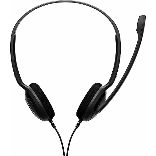 Гарнитура компьютерная стерео On-Ear EPOS PC 8 Chat, USB, однонаправленный, 2м, Черный
