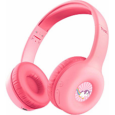 Наушники On-ear Trust Nouna Kids, Wireless, Mic, Розовый