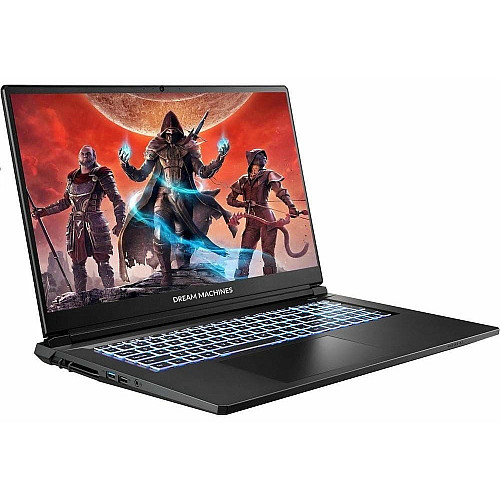 Ноутбук Dream Machines RT5060-17 17.3FHD IPS, AMD AI 7350, 32GB, F1TB, NVD5060-8, DOS, черный
