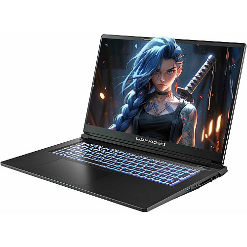 Ноутбук Dream Machines RG5050-17 17.3FHD IPS, Intel i7-13620H, 32GB, F2TB, NVD5050-8, DOS, черный