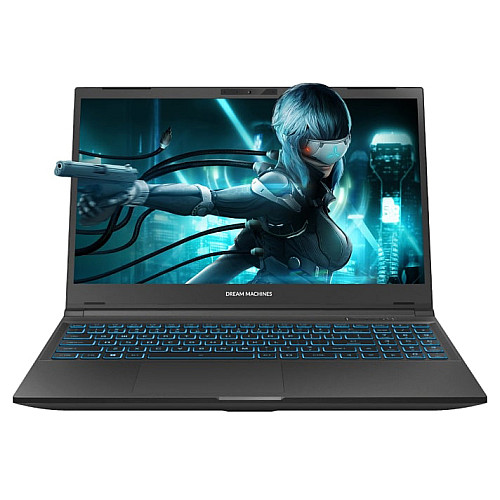 Ноутбук Dream Machines RG4050-15 15.6FHD IPS, Intel i7-13620H, 32GB, F1TB, NVD4050-6, DOS, чорний