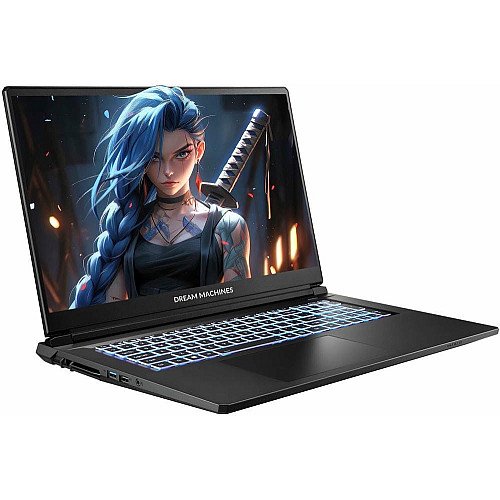 Ноутбук Dream Machines RG5050-17 17.3FHD IPS, Intel i7-13620H, 32GB, F2TB, NVD5050-8, DOS, черный