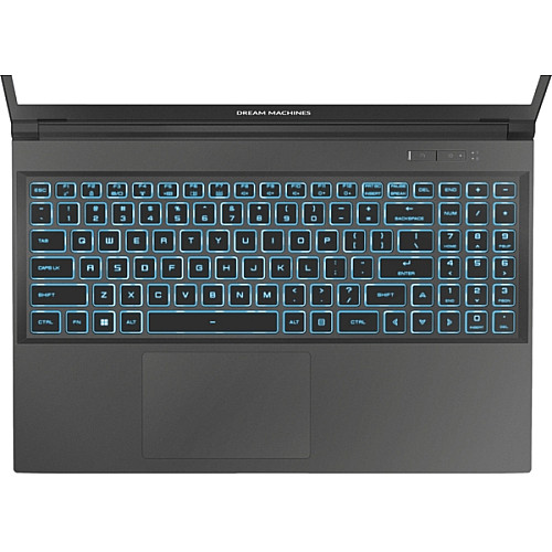 Ноутбук Dream Machines RG4050-15 15.6FHD IPS, Intel i7-13620H, 16GB, F1TB, NVD4050-6, DOS, чорний