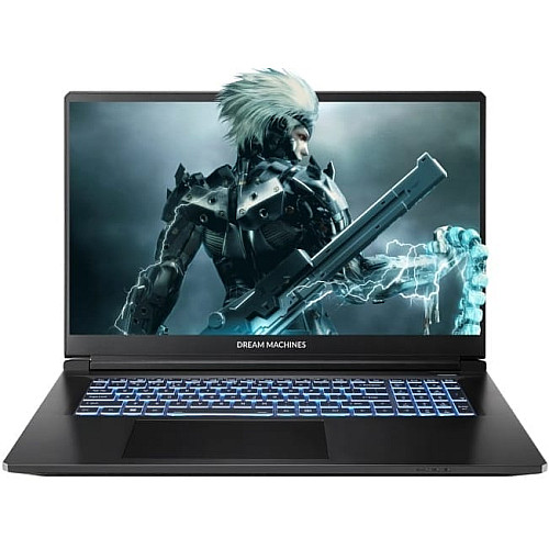 Ноутбук Dream Machines RT5050-17 17.3FHD IPS, AMD AI 7350, 32GB, F2TB, NVD5050-8, DOS, черный