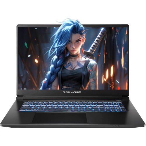 Ноутбук Dream Machines RG5050-17 17.3FHD IPS, Intel i5-13420H, 16GB, F512GB, NVD5050-8, DOS, чорний