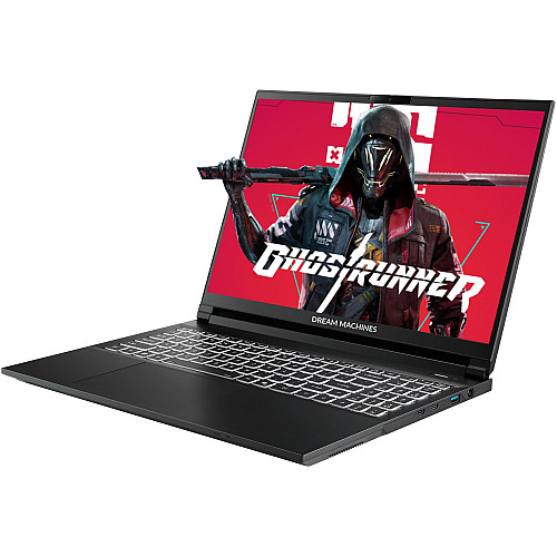 Ноутбук Dream Machines RT5060-15 15.6FHD+ IPS, AMD AI 9 HX 370, 32GB, F2TB, NVD5060-8, DOS, чорний
