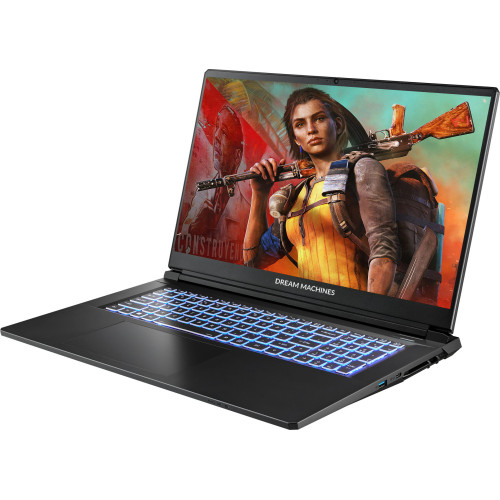 Ноутбук Dream Machines RT5060-17 17.3FHD IPS, AMD R7 260, 16GB, F1TB, NVD5060-8, DOS, чорний