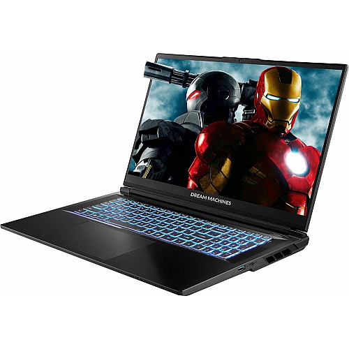 Ноутбук Dream Machines RG5060-17 17.3QHD IPS, Intel i9-14900HX, 32GB, F1TB, NVD5060-8, DOS, черный