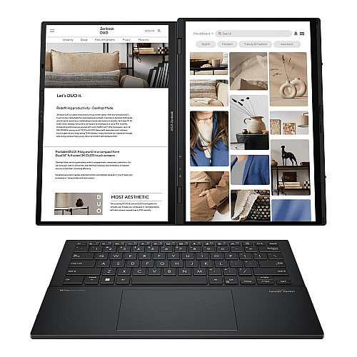 Ноутбук ASUS Zenbook Duo UX8406CA-QL046W 14