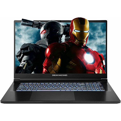 Ноутбук Dream Machines RG5060-17 17.3QHD IPS, Intel i9-14900HX, 32GB, F2TB, NVD5060-8, DOS, черный