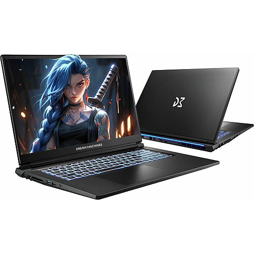 Ноутбук Dream Machines RG5050-17 17.3FHD IPS, Intel i7-13620H, 32GB, F1TB, NVD5050-8, DOS, черный