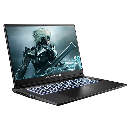 Ноутбук Dream Machines RT5050-17 17.3FHD IPS, AMD AI 7350, 32GB, F2TB, NVD5050-8, DOS, черный