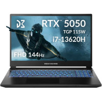 Ноутбук Dream Machines RG5050-15 15.6FHD IPS, Intel i7-13620H, 32GB, F1TB, NVD5050-8, DOS, чорний