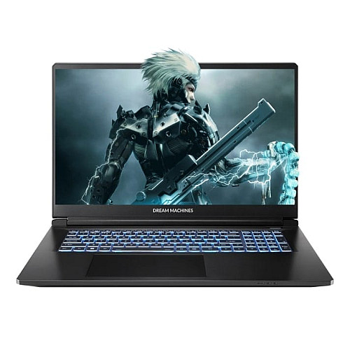 Ноутбук Dream Machines RT5050-17 17.3FHD IPS, AMD AI 7350, 32GB, F2TB, NVD5050-8, DOS, черный