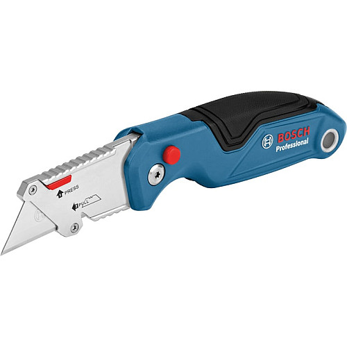 Ніж будівельний Bosch Professional складний трапецієподібний корпус пластик, сегментований корпус пластик, набір 2шт