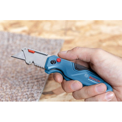 Нож строительный трапециевидный складной Bosch Professional корпус пластик, 215мм