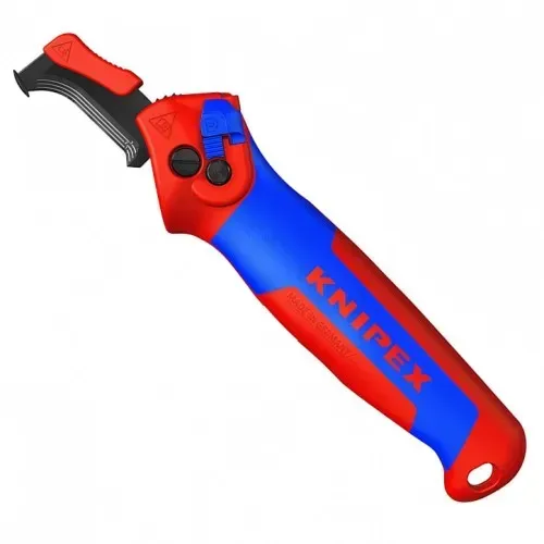 Ніж монтерський KNIPEX, вигнуте лезо, до 7мм, 0.065кг