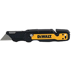 Ніж будівельний трапецієподібний складний DeWALT, з фіксованим лезом, корпус пластик, 82мм