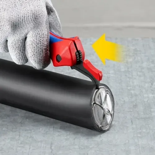 Ніж монтерський KNIPEX, вигнуте лезо, до 7мм, 0.065кг