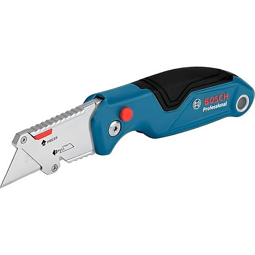 Нож строительный трапециевидный складной Bosch Professional корпус пластик, 215мм