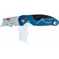 Ніж будівельний трапецієподібний складаний Bosch Professional корпус пластик, 215мм