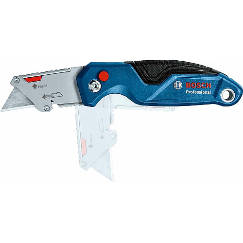 Нож строительный трапециевидный складной Bosch Professional корпус пластик, 215мм
