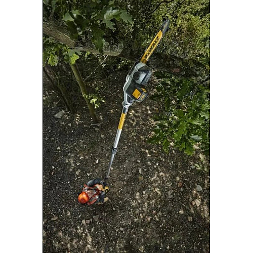 Высоторез цепной аккумуляторный DeWalt 18В шина 20см штанга 180-280см 4.0кг без АКБ и ЗП