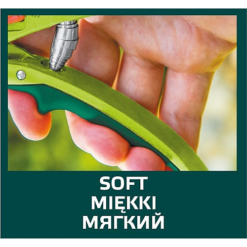 Секатор контактный Verto, алюминиевый корпус, держатель алюминий, антискользящий, d 12мм, 210мм, 220гр