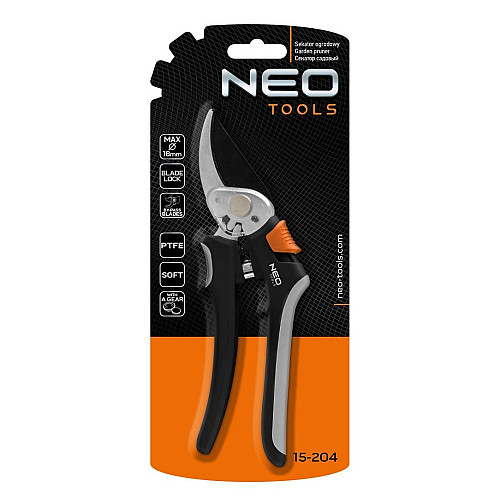 Секатор площинний Neo Tools, D різу 18мм, 200мм, 206г