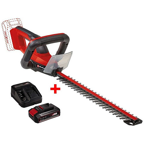 Кущоріз акумуляторний Einhell GE-CH 18/40 Li Kit PXC 18В акб 1х2.5А·год 40см крок різу 13мм 2кг