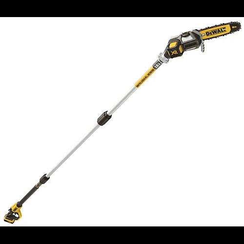 Высоторез цепной аккумуляторный DeWalt 18В шина 20см штанга 180-280см 4.0кг без АКБ и ЗП