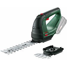 Ножницы для травы аккумуляторные Bosch AdvancedShear 18В-10 + насадка кусторез 10/20см шаг реза 8мм 1.85кг