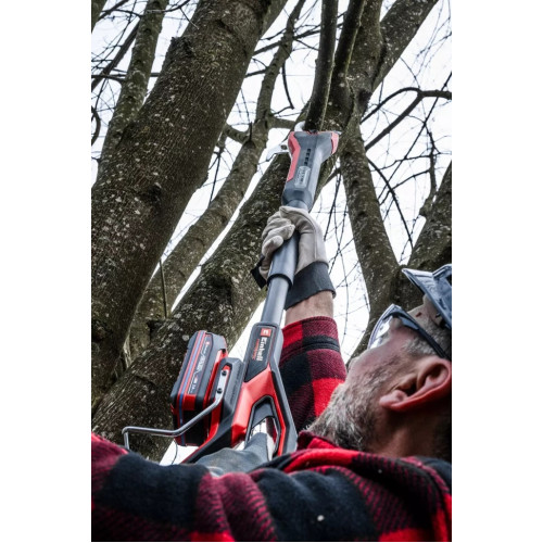 Секатор телескопічний акумуляторний Einhell Professional GP-LS 18/35 Li BL-Solo 18В товщ. 25/35мм сталь SK5 телескопічна штанга1-1.6м 1.6кг без АКБ та ЗП