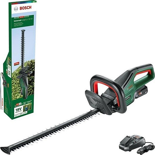 Кусторез аккумуляторный Bosch UniversalHedgeCut 18V-50 18В АКБ 1х2.5А·час 50мм шаг реза 20мм ЗП AL1830CV 2.6кг