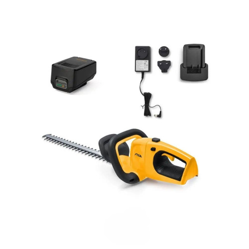 Кущоріз акумуляторний STIGA HT100eKit 20В 2А·год 50см крок різу 18мм ЗП 2.2кг